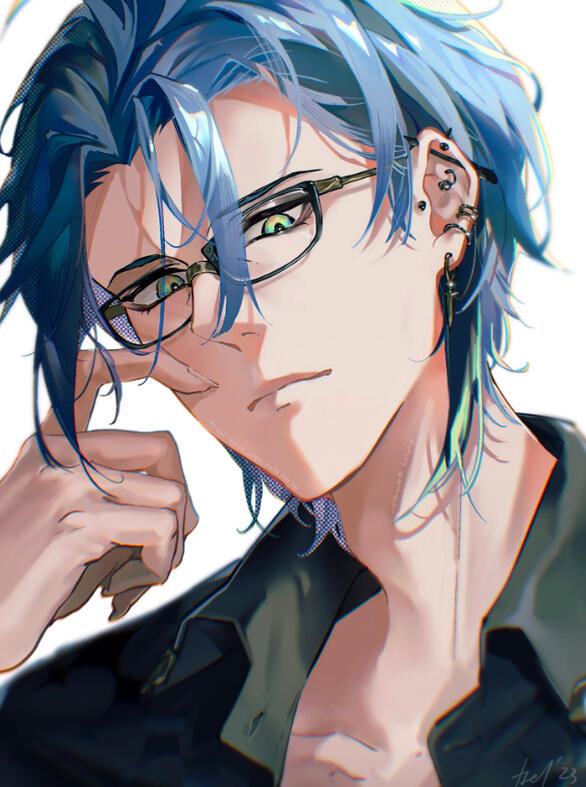 fully-rendered portrait