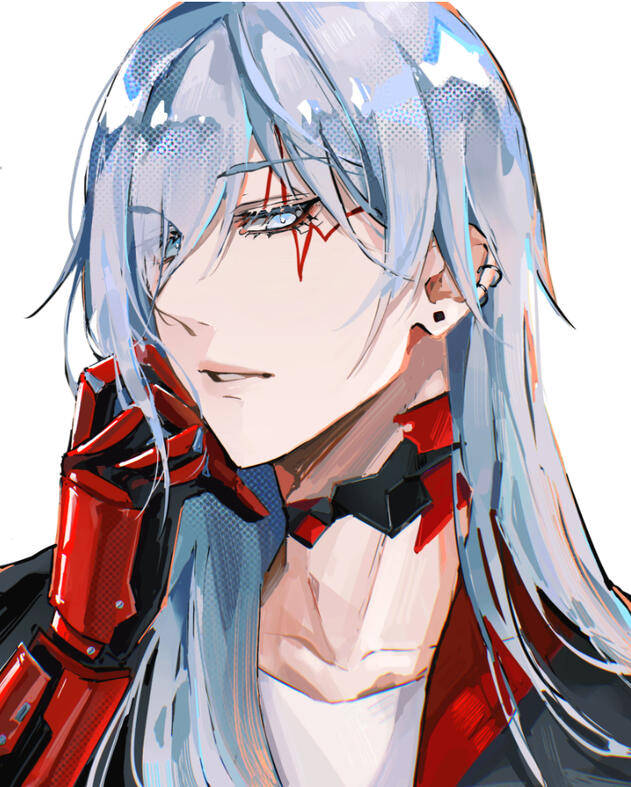 fully-rendered portrait